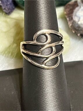 Vintage Sterling Marsala Ring
